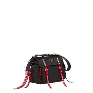 Black nylon Prada handbag